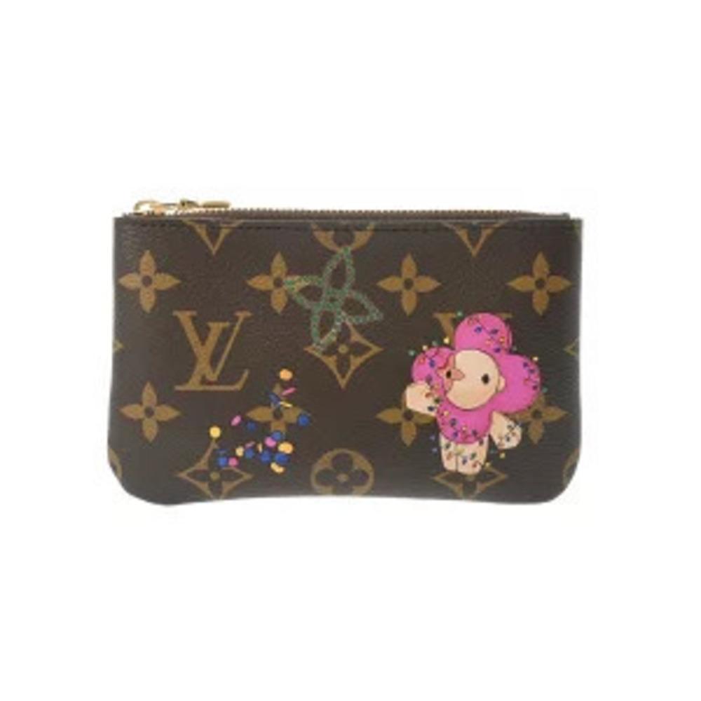 Louis Vuitton Monogram Vivienne Pochette Brown Canvas coin case Wallet
